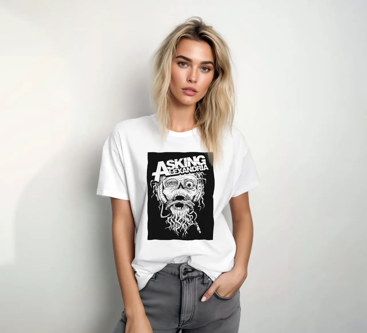 Asking Alexandria band art t-shirt by vanhesling