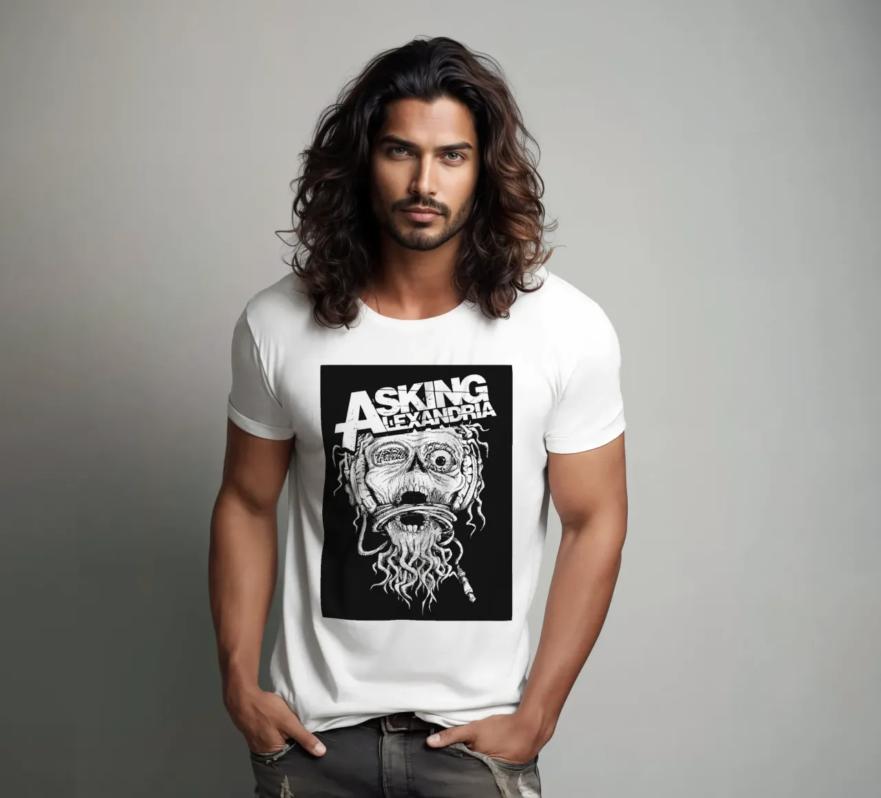Asking Alexandria band art t-shirt by vanhesling