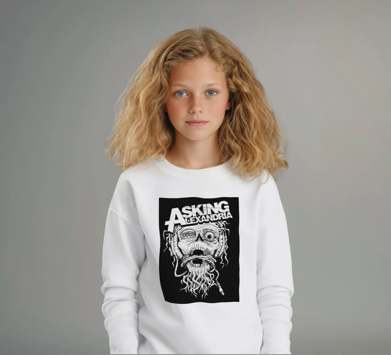 Asking Alexandria band art kids sweatshirt by vanhesling