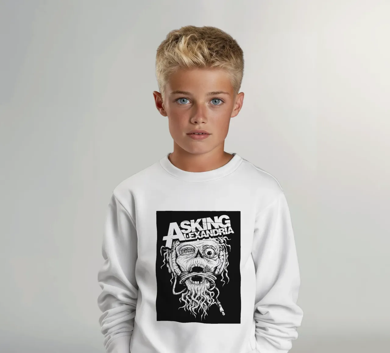Asking Alexandria band art kids sweatshirt by vanhesling