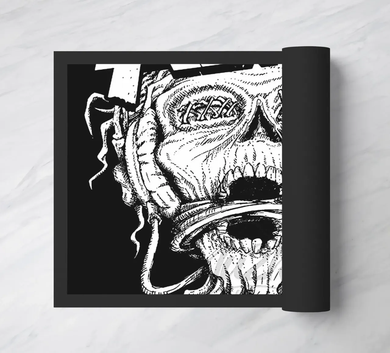 Asking Alexandria band art doormat by vanhesling