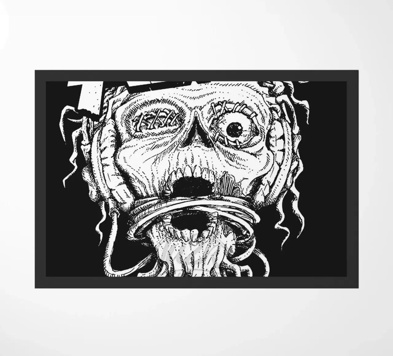 Asking Alexandria band art doormat by vanhesling