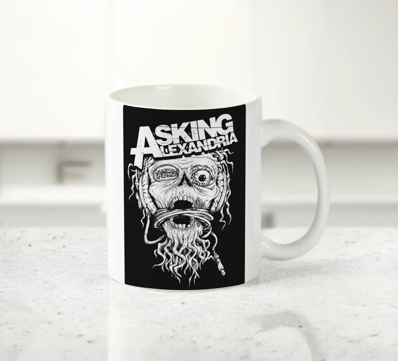 L'art du groupe Asking Alexandria mug en céramique de vanhesling
