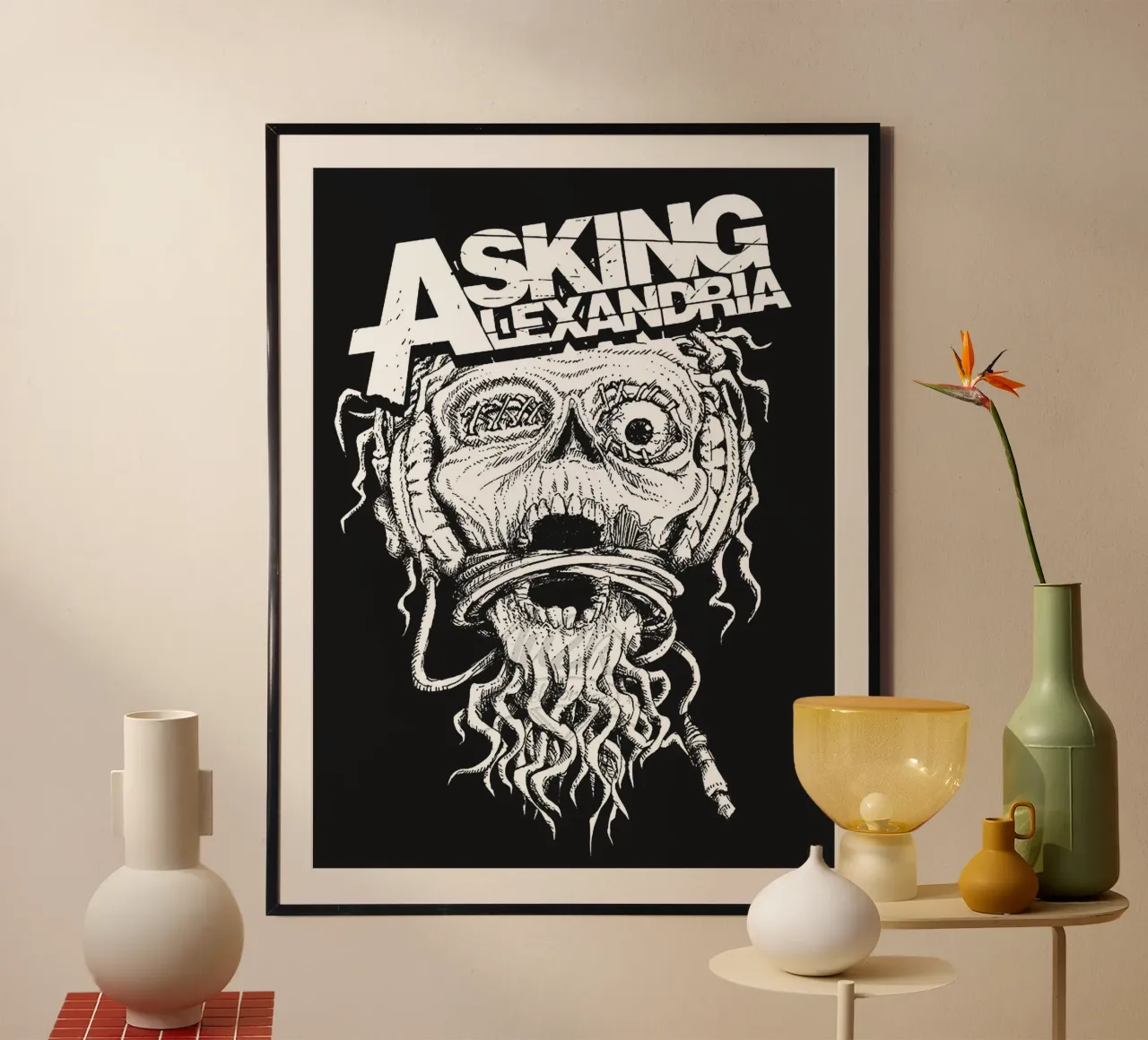 L'art du groupe Asking Alexandria hahnemühle de vanhesling
