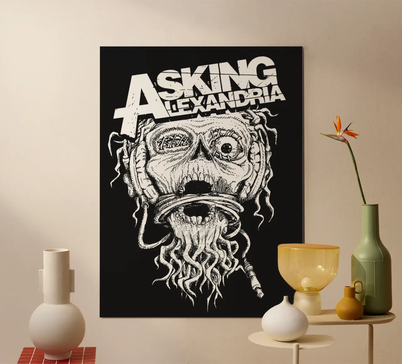 L'art du groupe Asking Alexandria hahnemühle de vanhesling