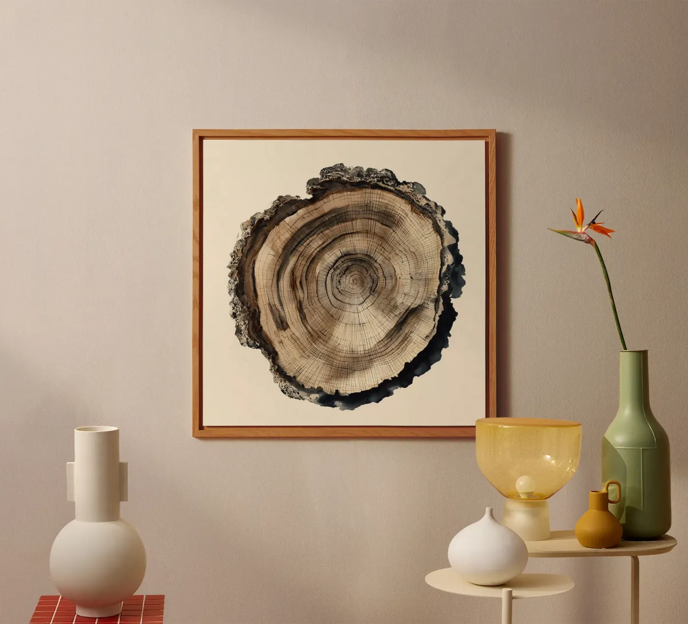 Timber Echo forex plate by Louise Wilder Studio