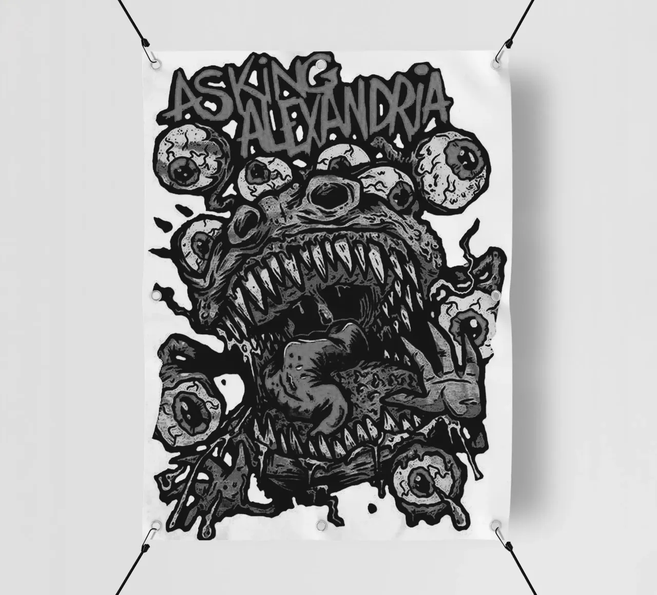 L'art du groupe Asking Alexandria bâche pvc de vanhesling