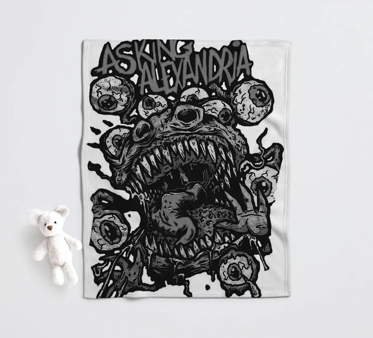 Arte della band degli Asking Alexandria coperta in pile da vanhesling