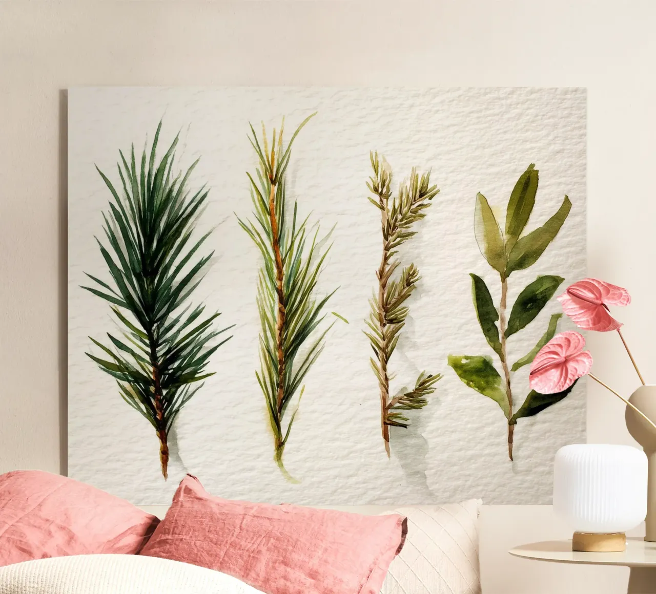 Quartetto Evergreen plexiglass da Louise Wilder Studio