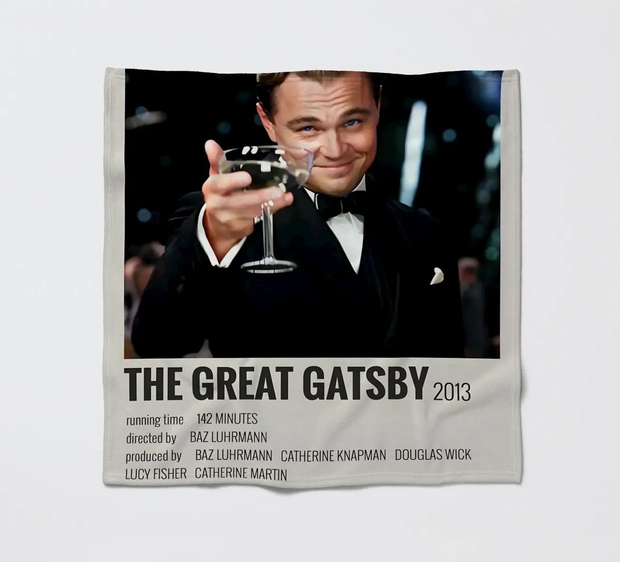 THE GREAT GATSBY 2013 coperta in pile da MVFminimalist