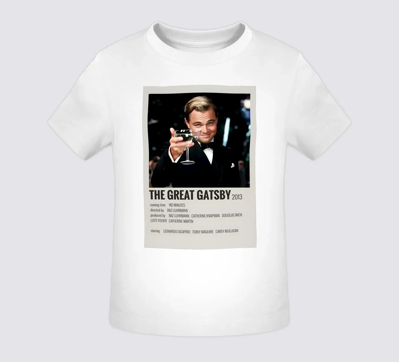 THE GREAT GATSBY 2013 maglietta neonato da MVFminimalist
