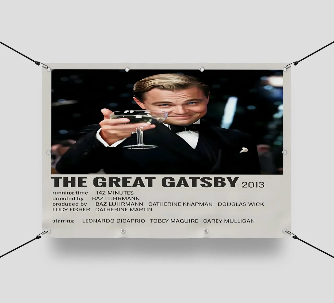 THE GREAT GATSBY 2013 telo in pvc da MVFminimalist