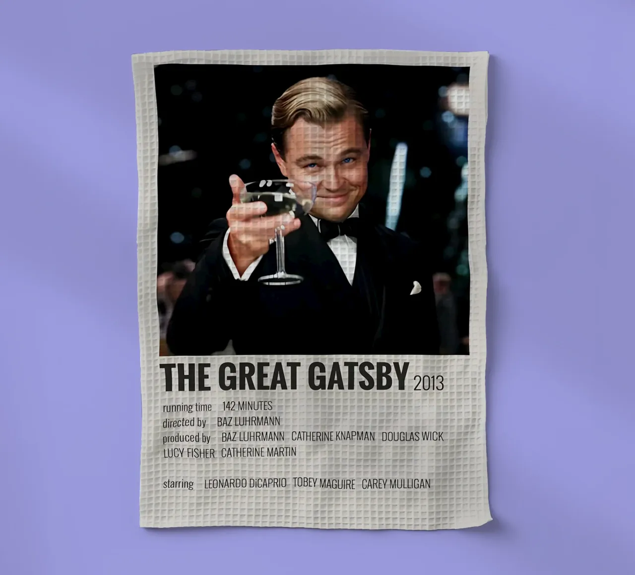 THE GREAT GATSBY 2013 canovaccio da cucina da MVFminimalist