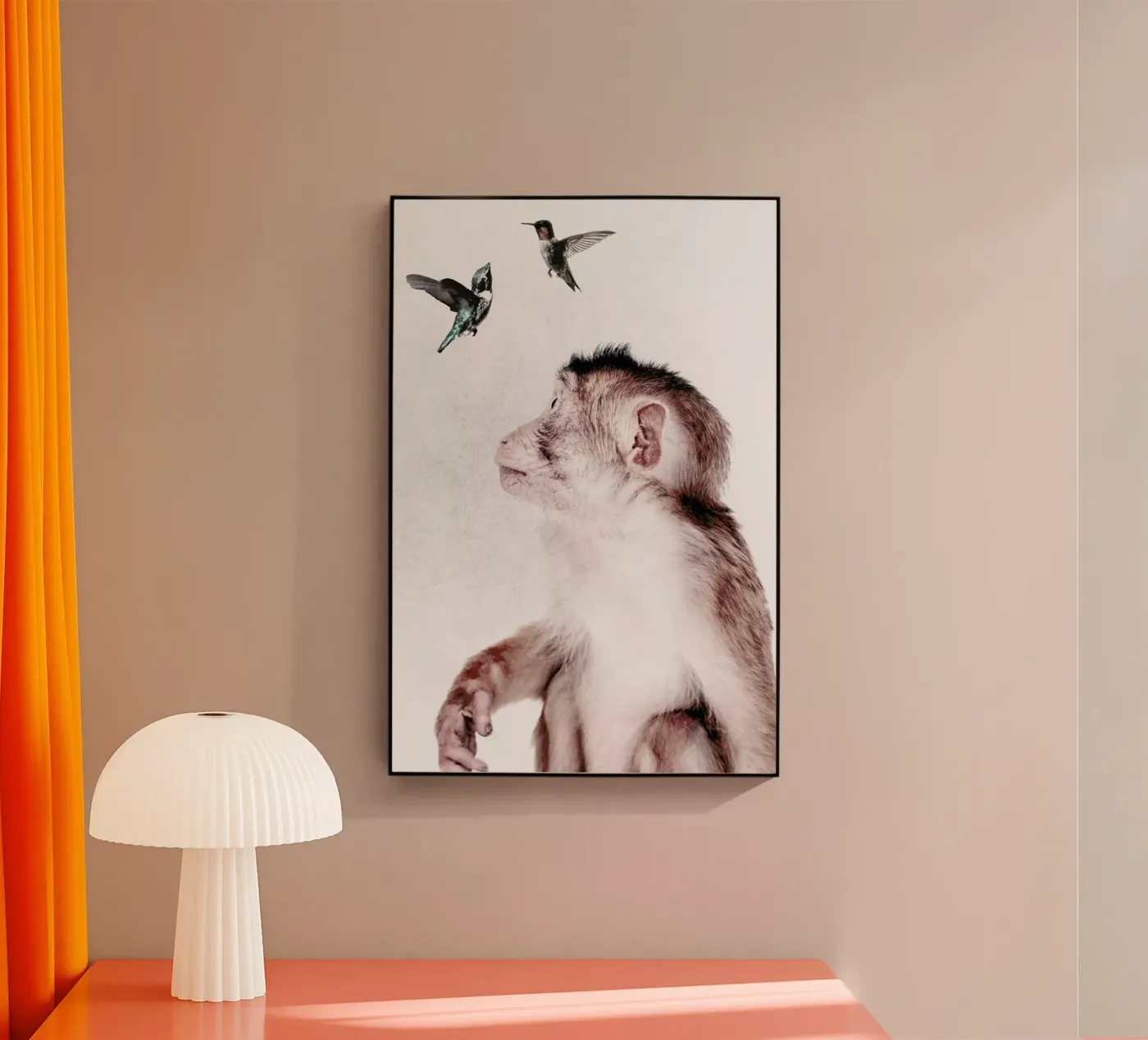 Little Monkey acryl van Wouter Rikken