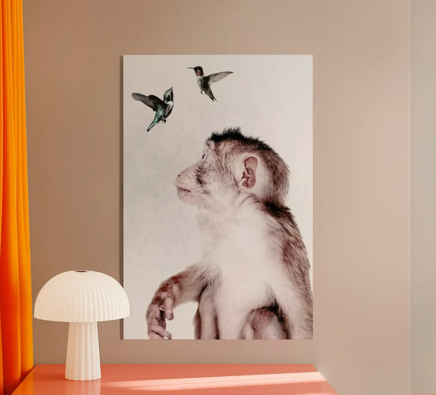 Little Monkey acryl van Wouter Rikken