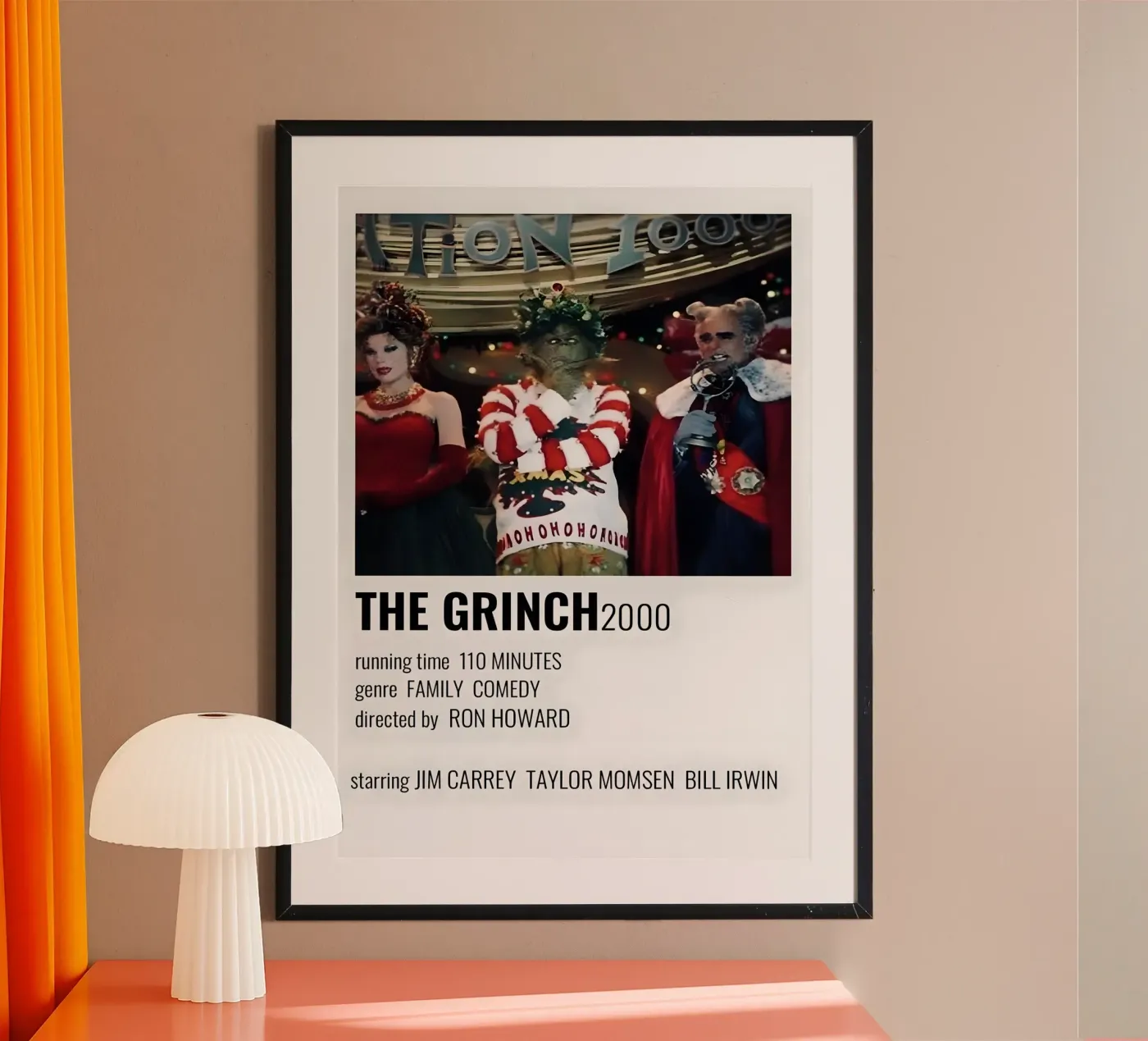 THE GRINCH2000 poster da MVFminimalist