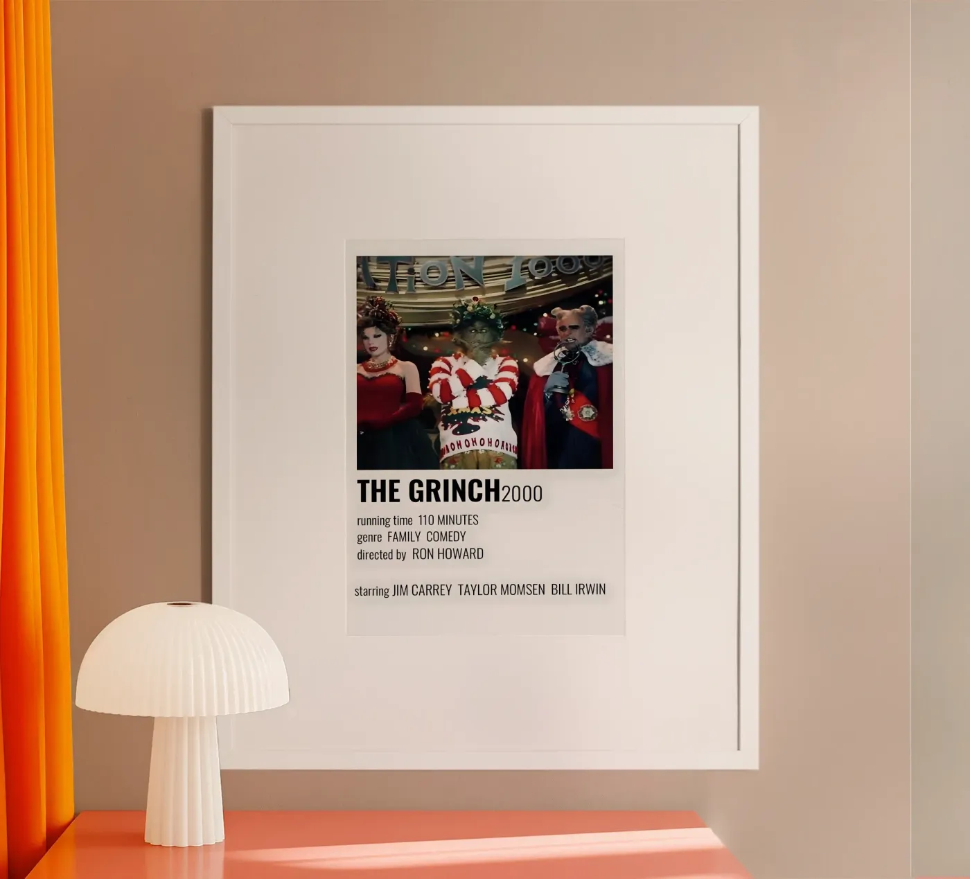 THE GRINCH2000 poster da MVFminimalist