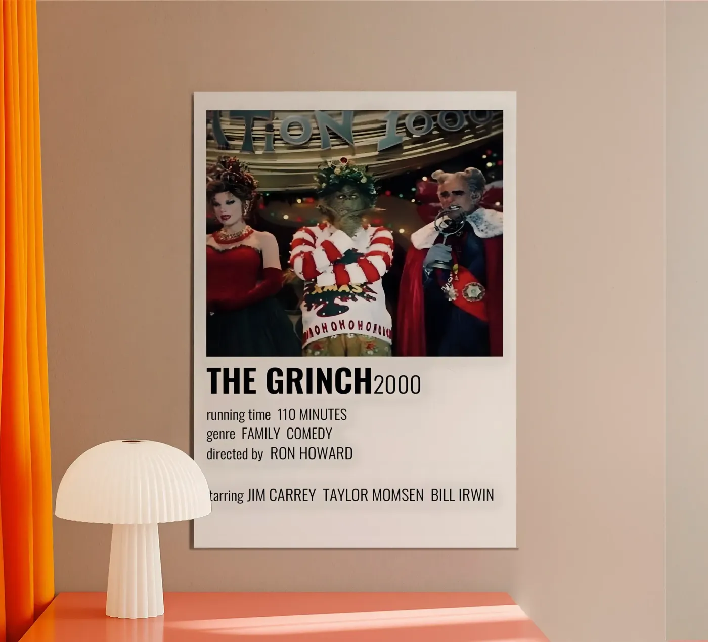 THE GRINCH2000 poster da MVFminimalist