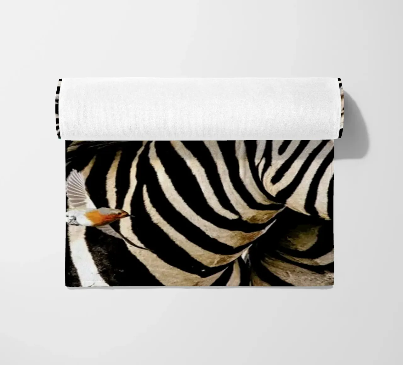 Zebra Couple beach towel by Wouter Rikken