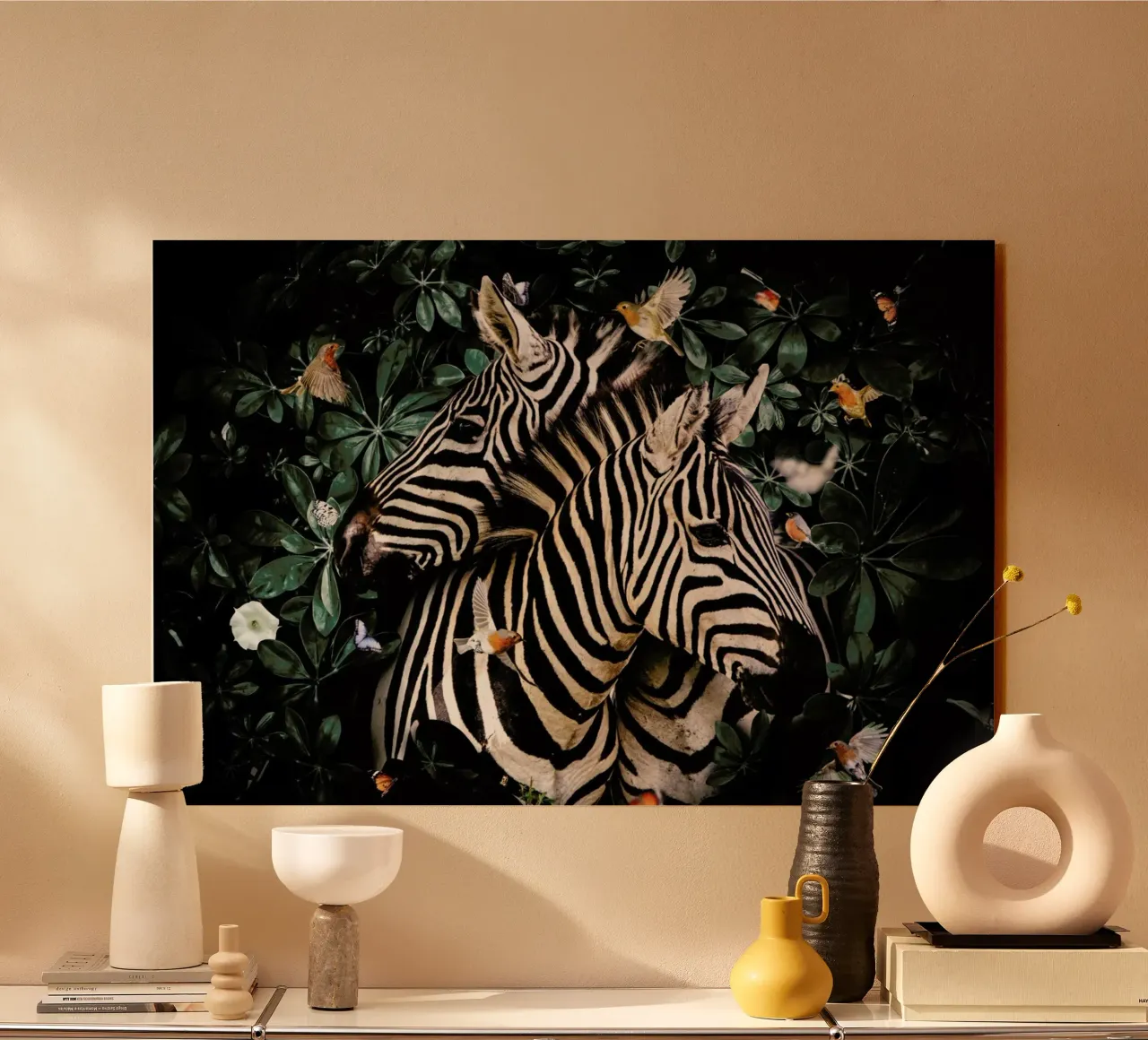 Zebra Couple plexiglass da Wouter Rikken