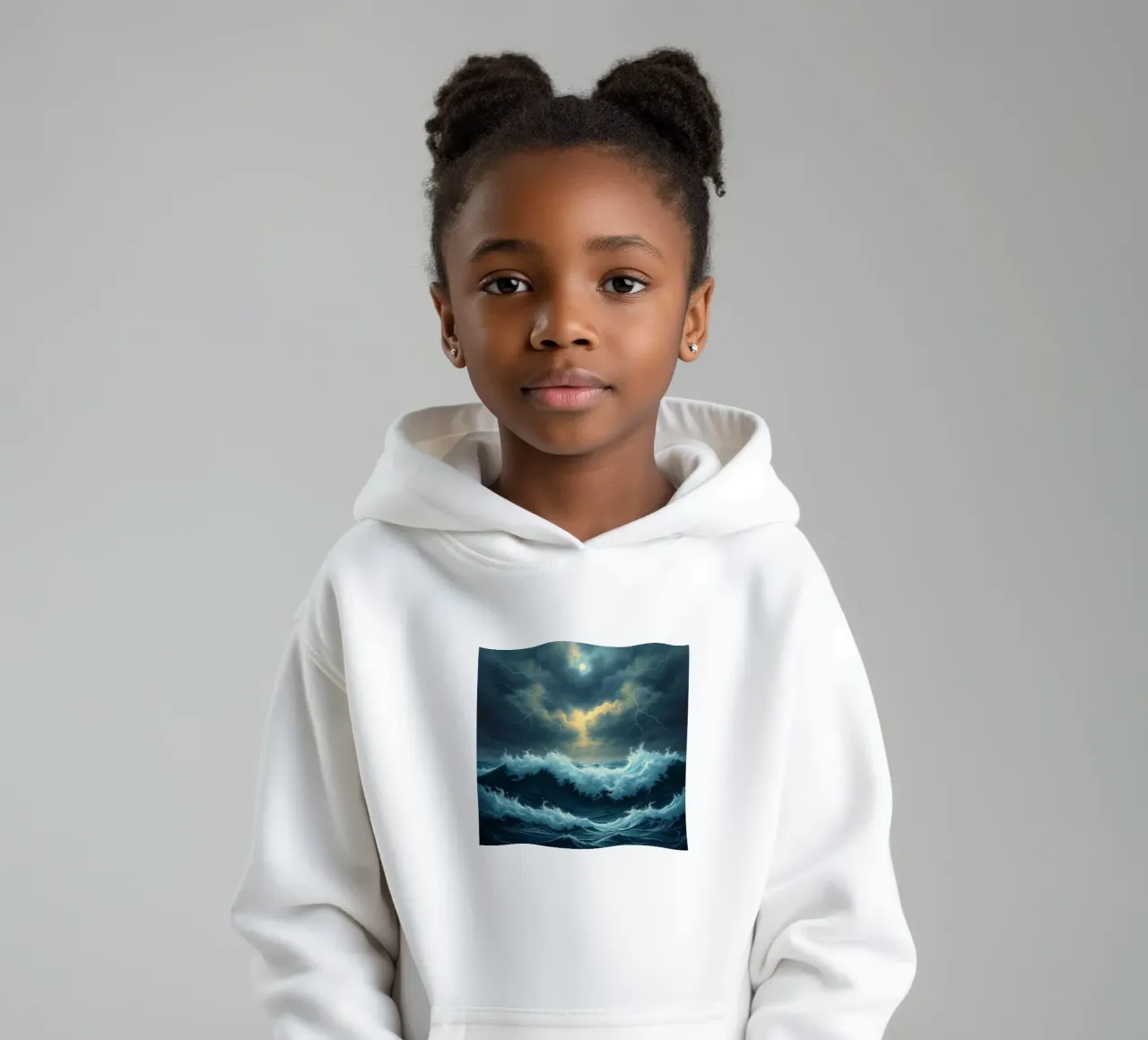Un océan tempétueux sous un éclat céleste saisissant sweat à capuche enfant de Artistic-shop