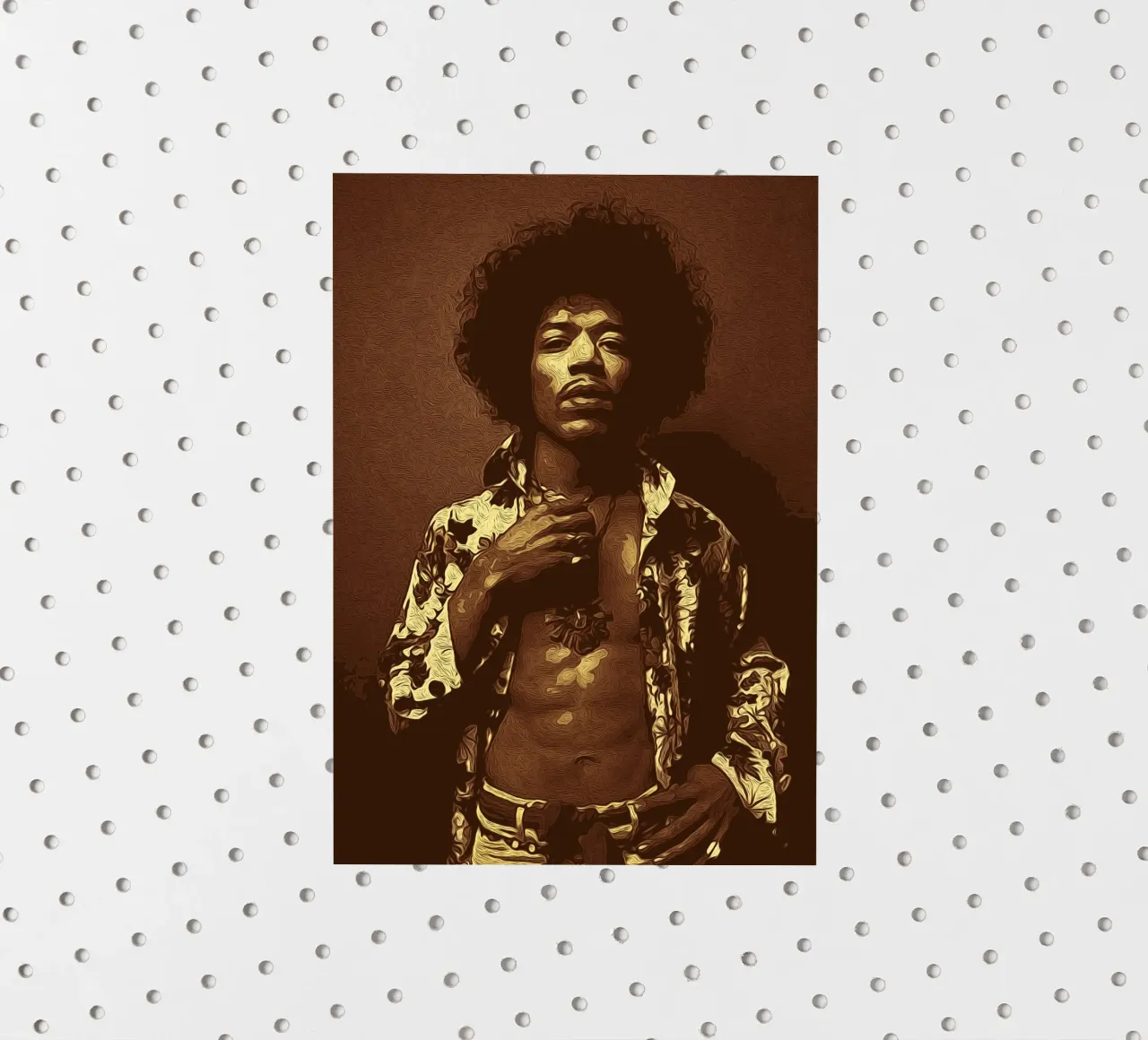 Vintage Chanteur américain American Jimi Hendrix autocollant de singpentinksale