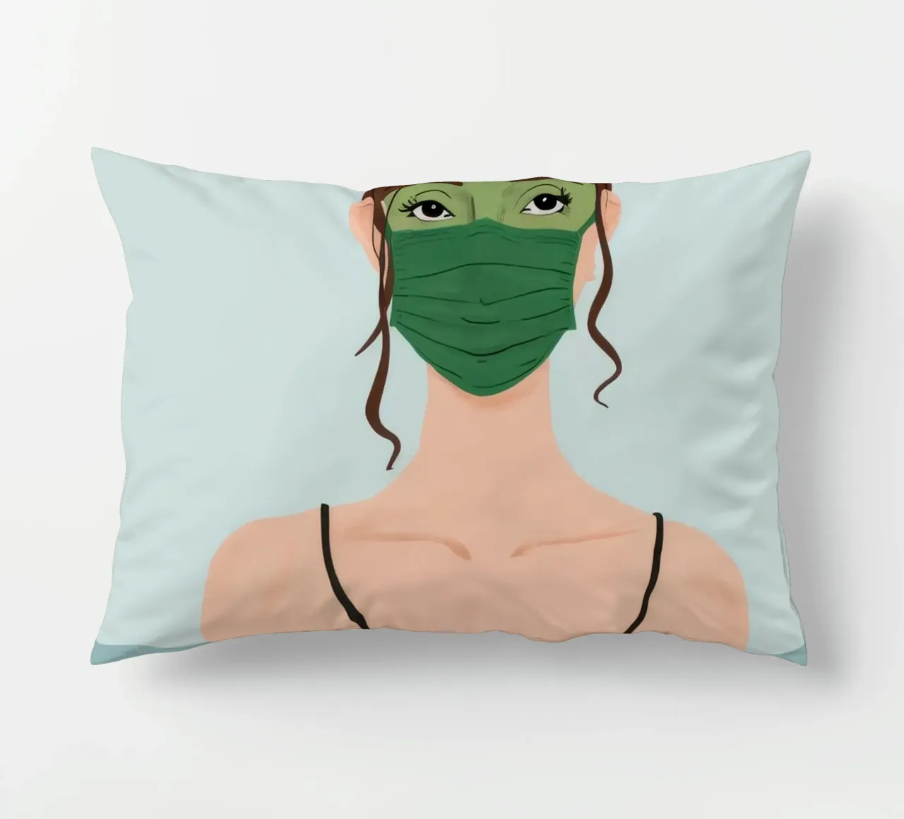 Maschera verde per l'autocura cuscino da Peak Delusion