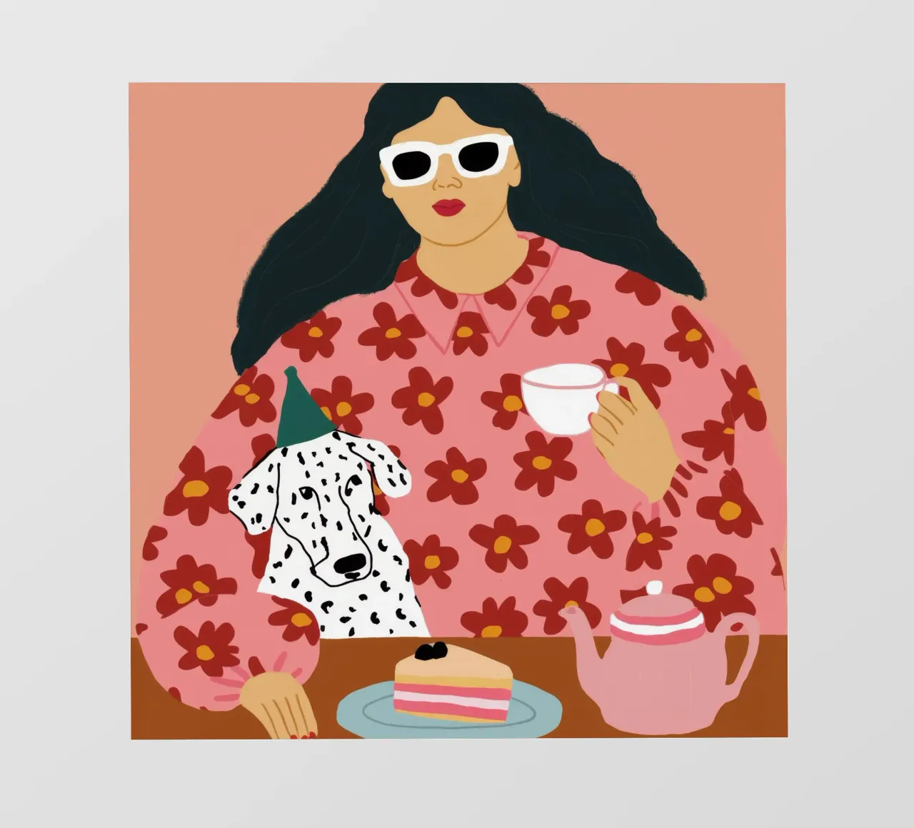 Dalmatian Teatime photo wallpaper by Peak Delusion