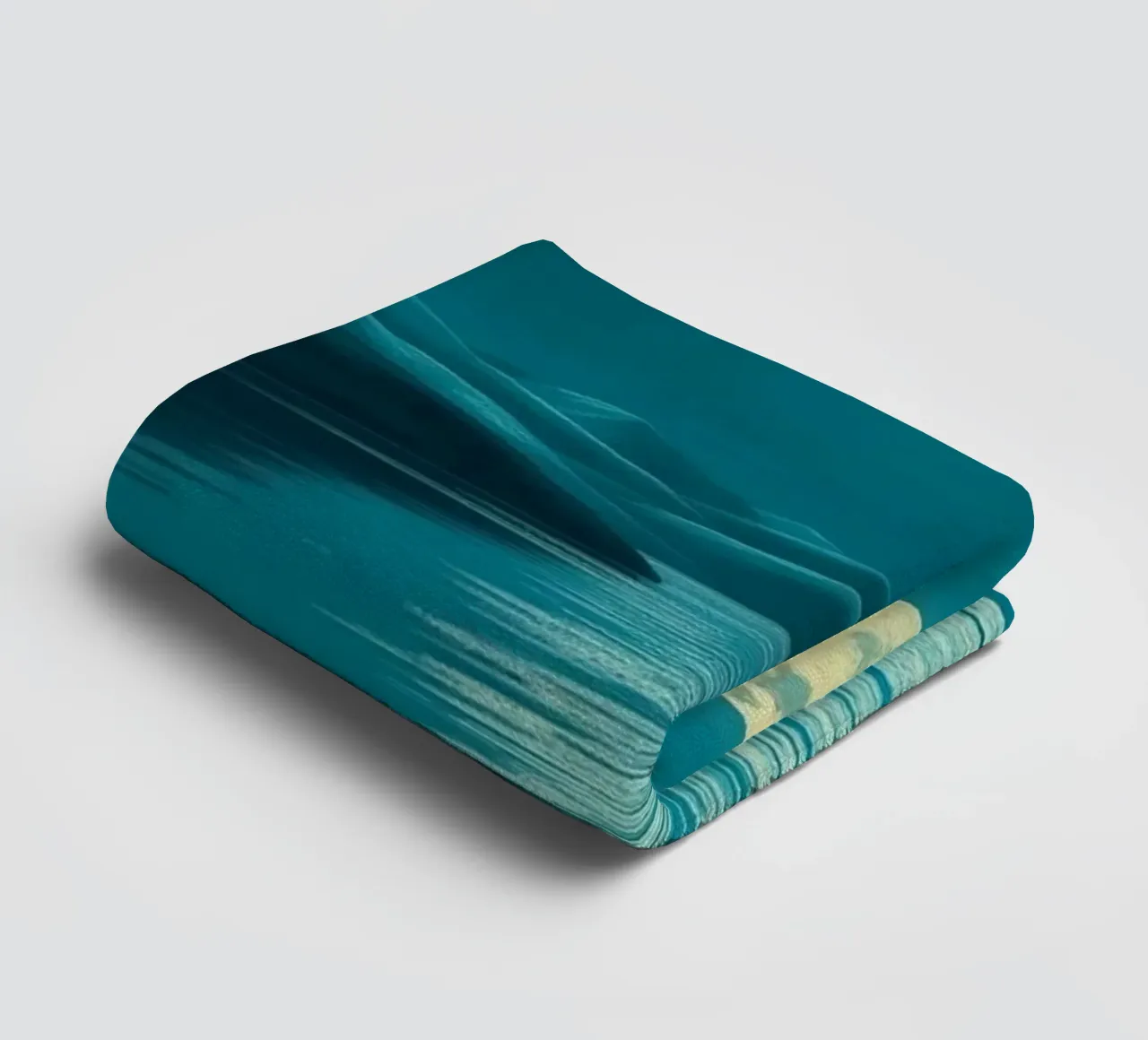 A Serene Moonlit Lake Amidst Whispering Reeds towel by Artistic-shop