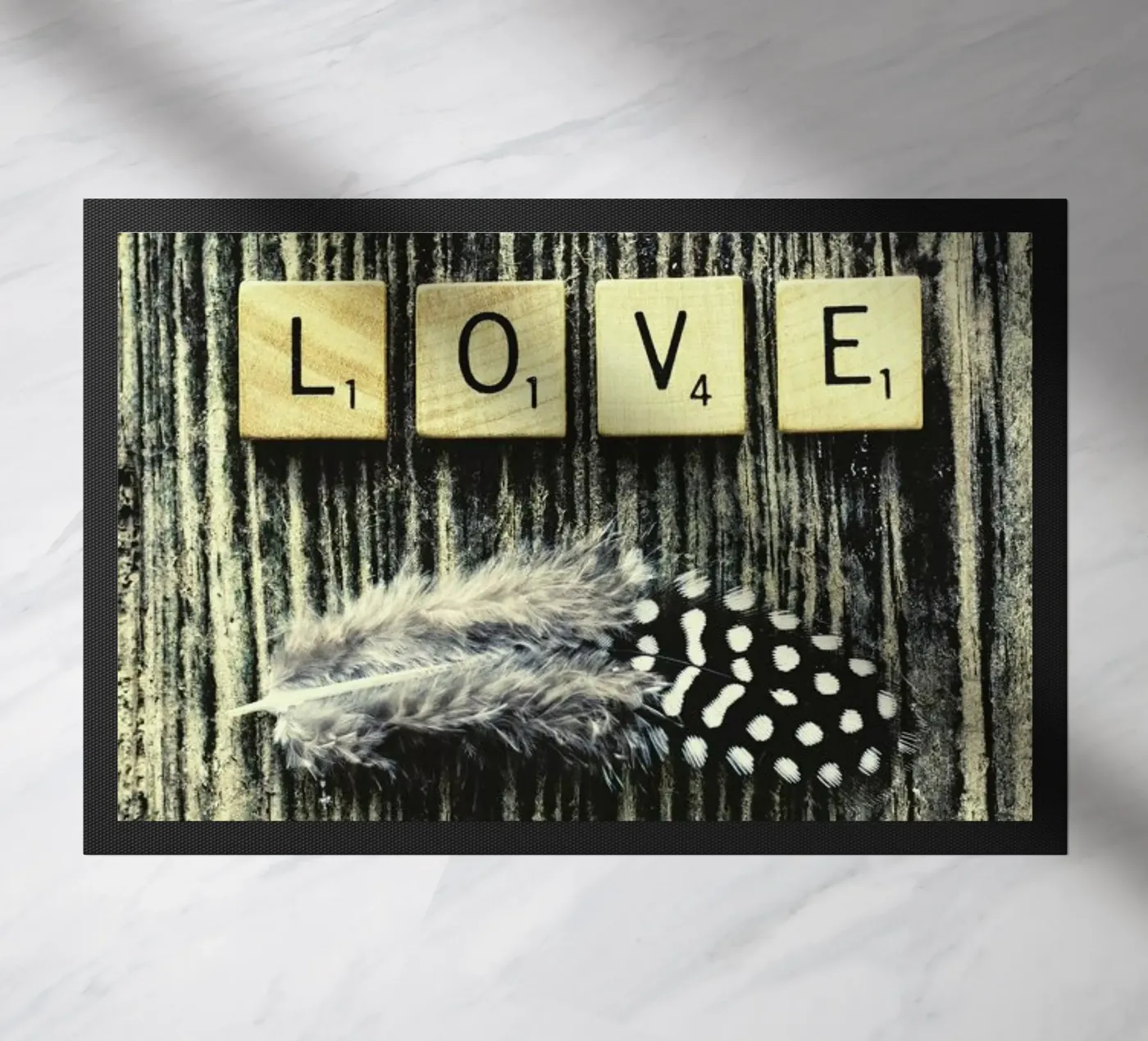 love deurmat van Ingrid Beddoes