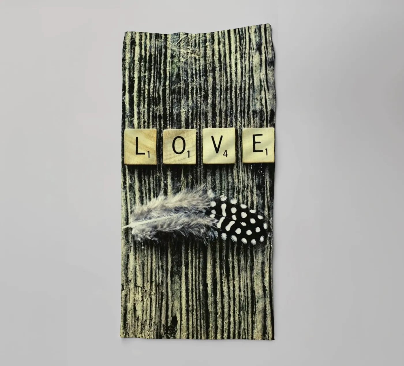 love badhanddoek van Ingrid Beddoes