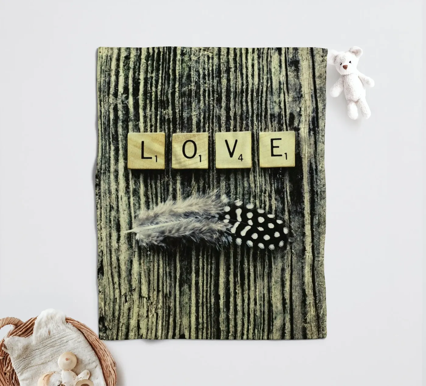 love Fleecedecke von Ingrid Beddoes