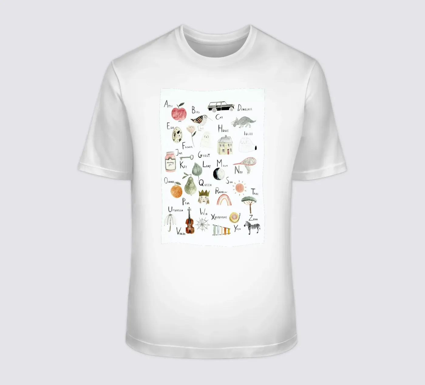 Abc t-shirt da Isabelle Vandeplassche