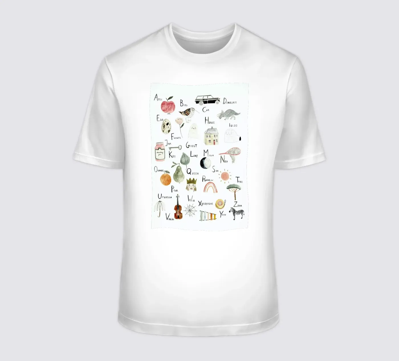 Abc t-shirt da Isabelle Vandeplassche