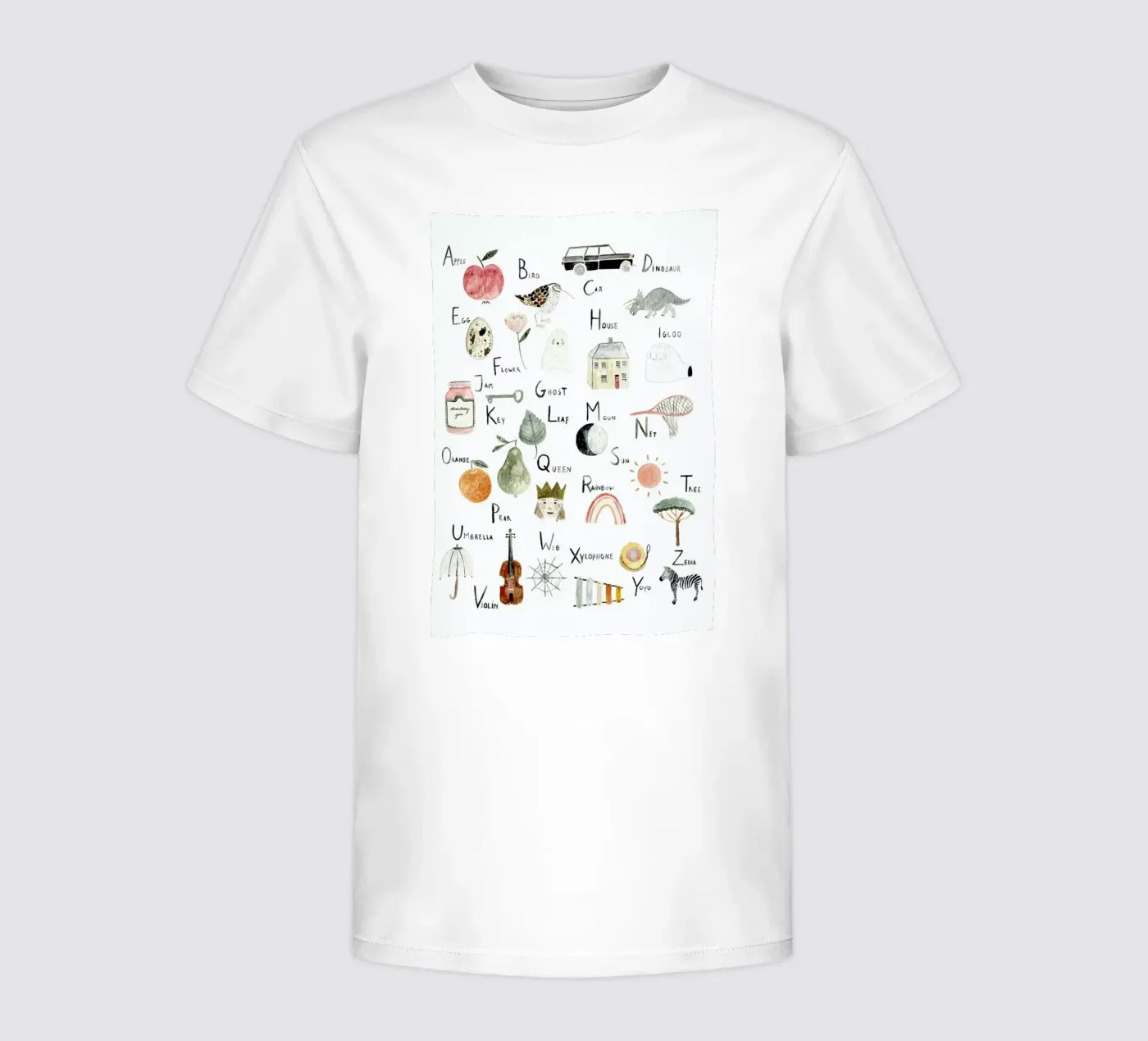 Abc kinder t-shirt van Isabelle Vandeplassche