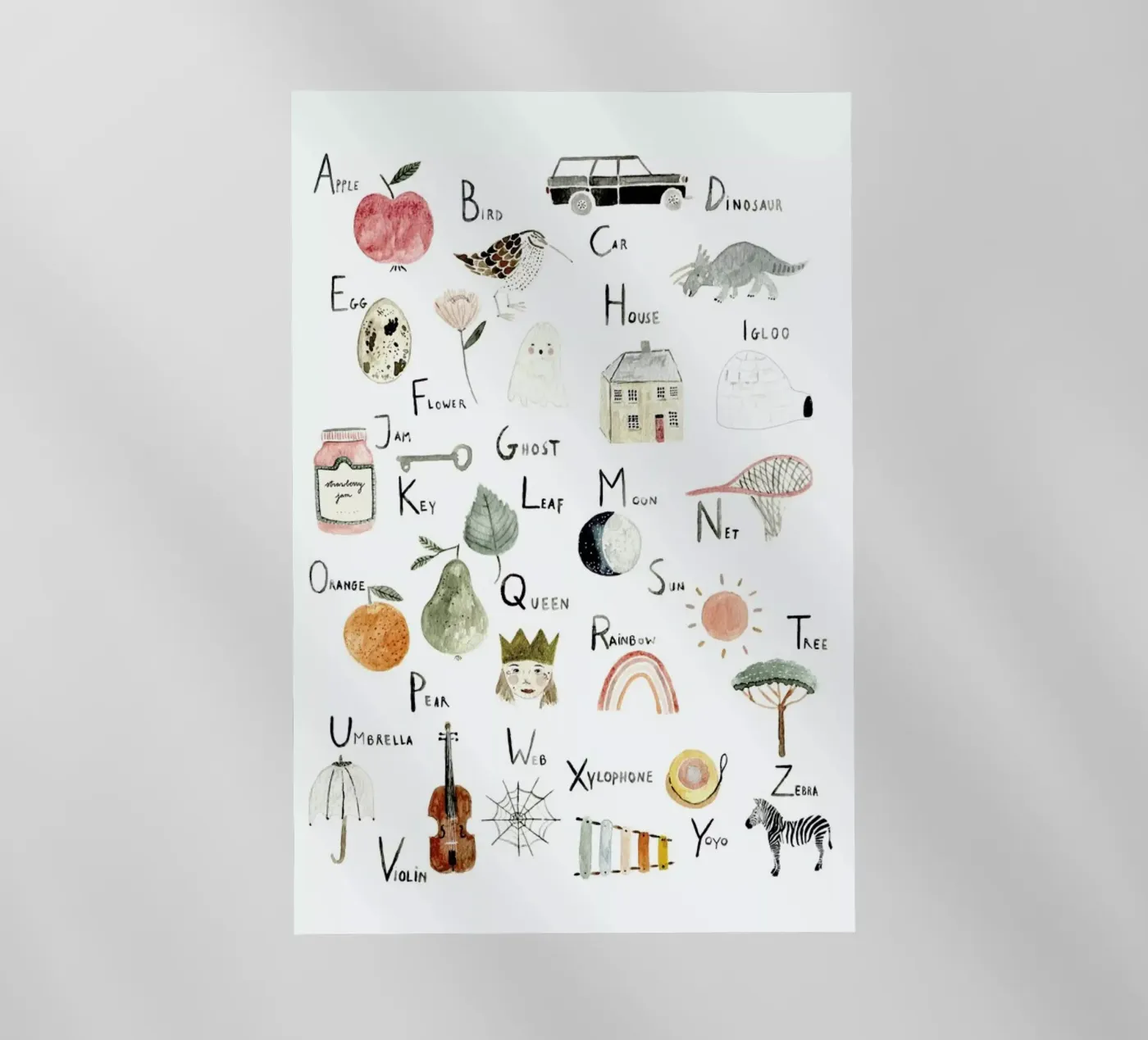 Abc backlit folie van Isabelle Vandeplassche