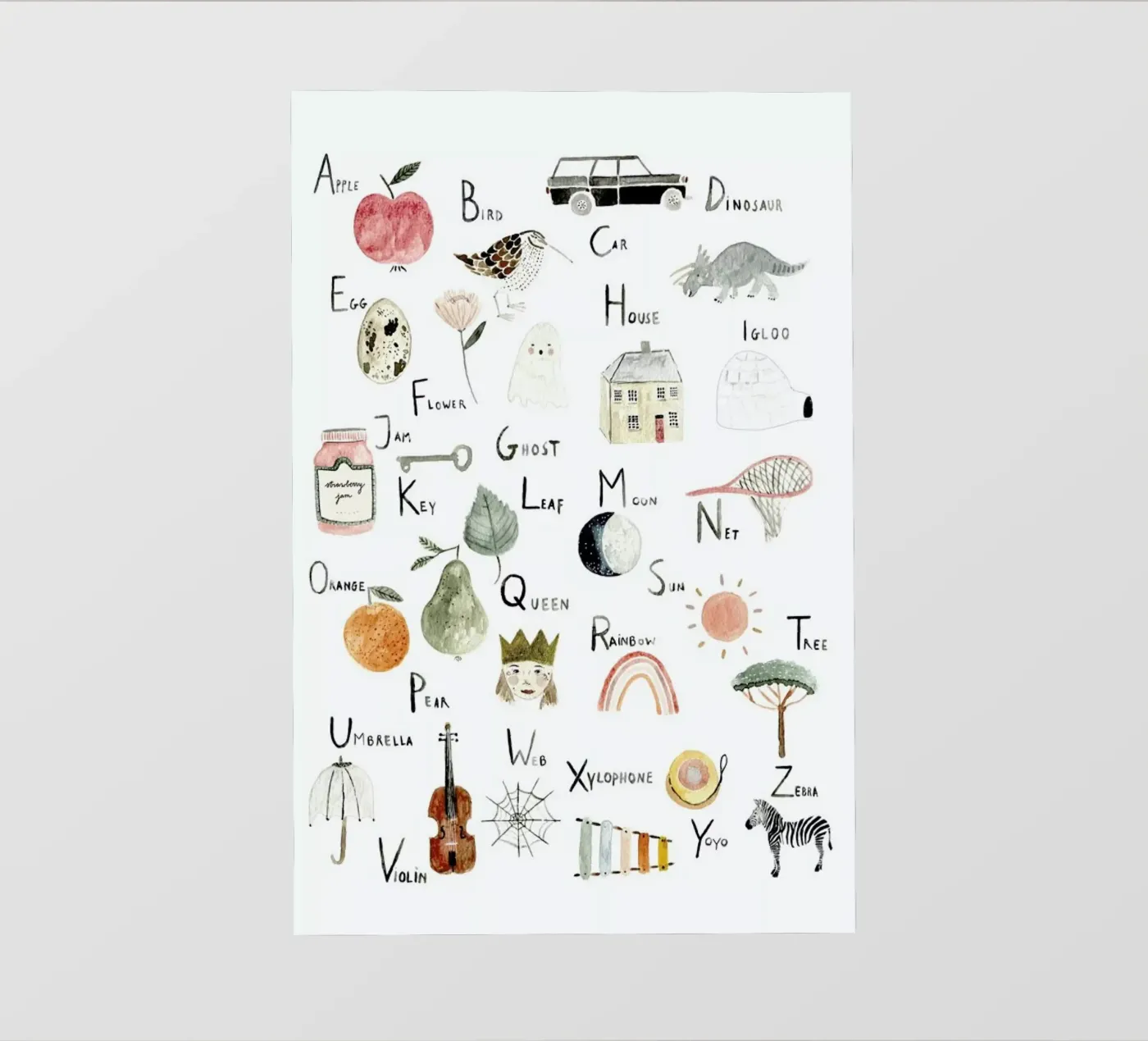 Abc backlit folie van Isabelle Vandeplassche