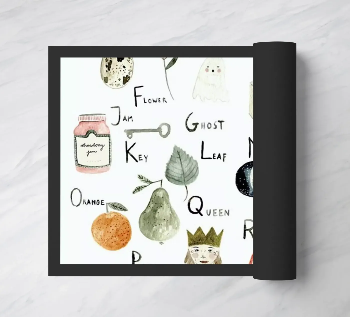 Abc doormat by Isabelle Vandeplassche