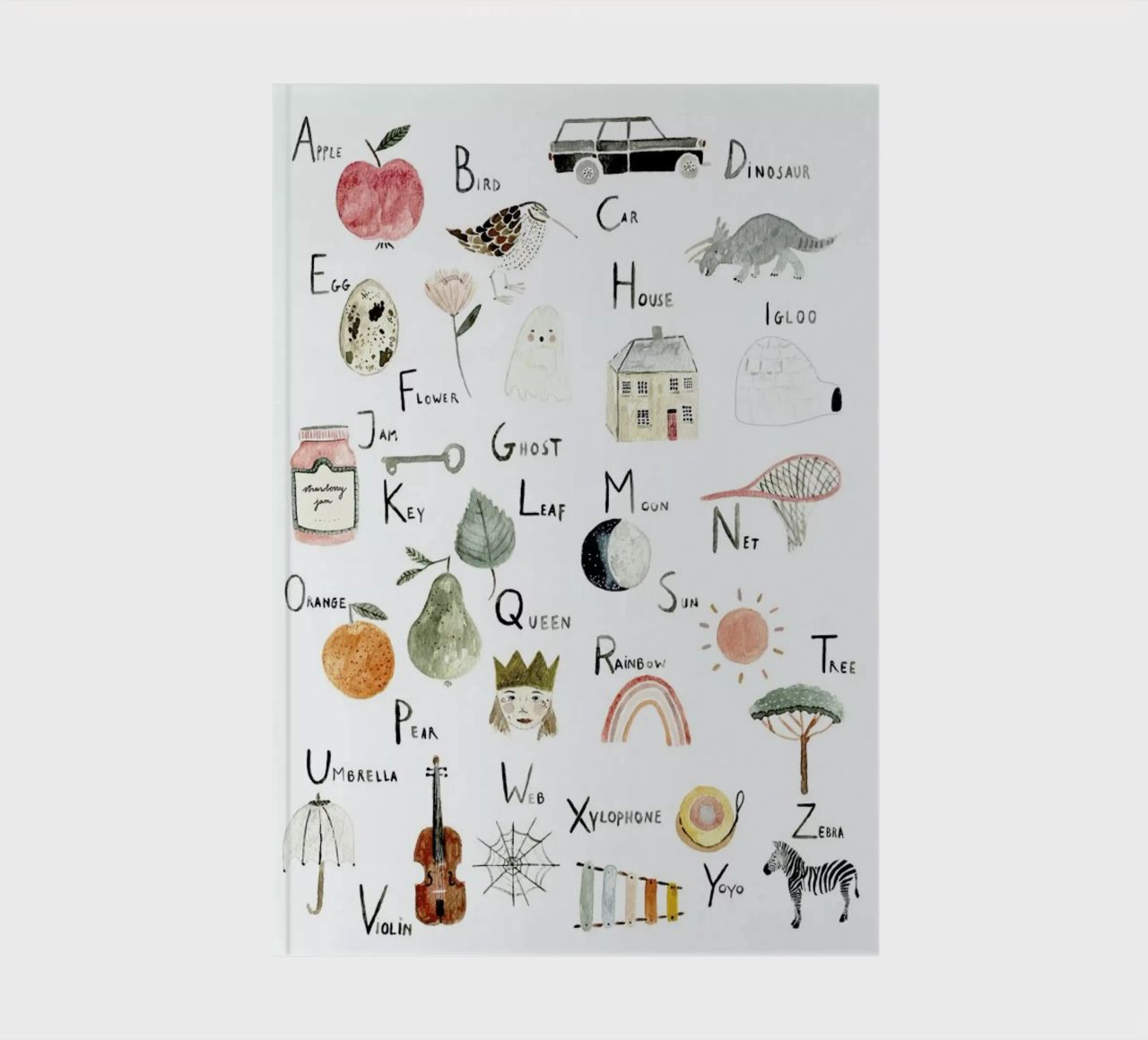 Abc notebook by Isabelle Vandeplassche