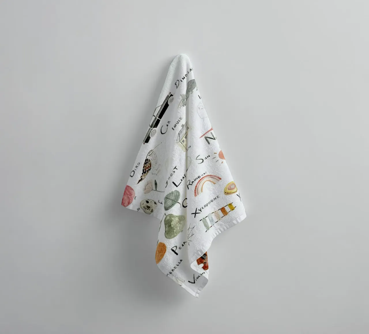 Abc towel by Isabelle Vandeplassche