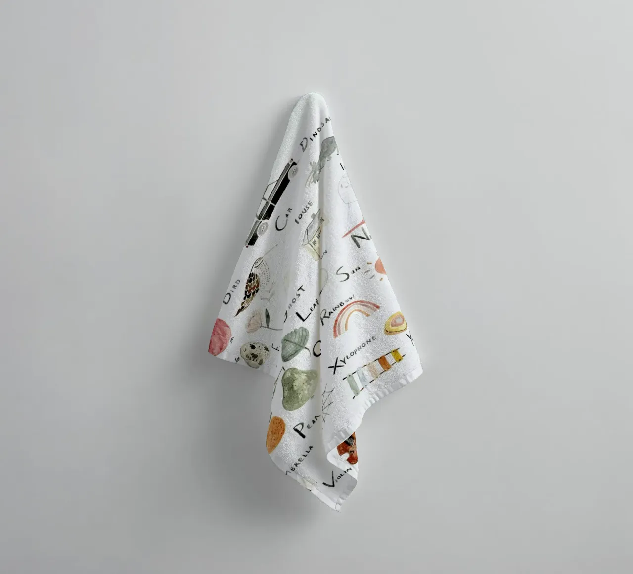 Abc towel by Isabelle Vandeplassche