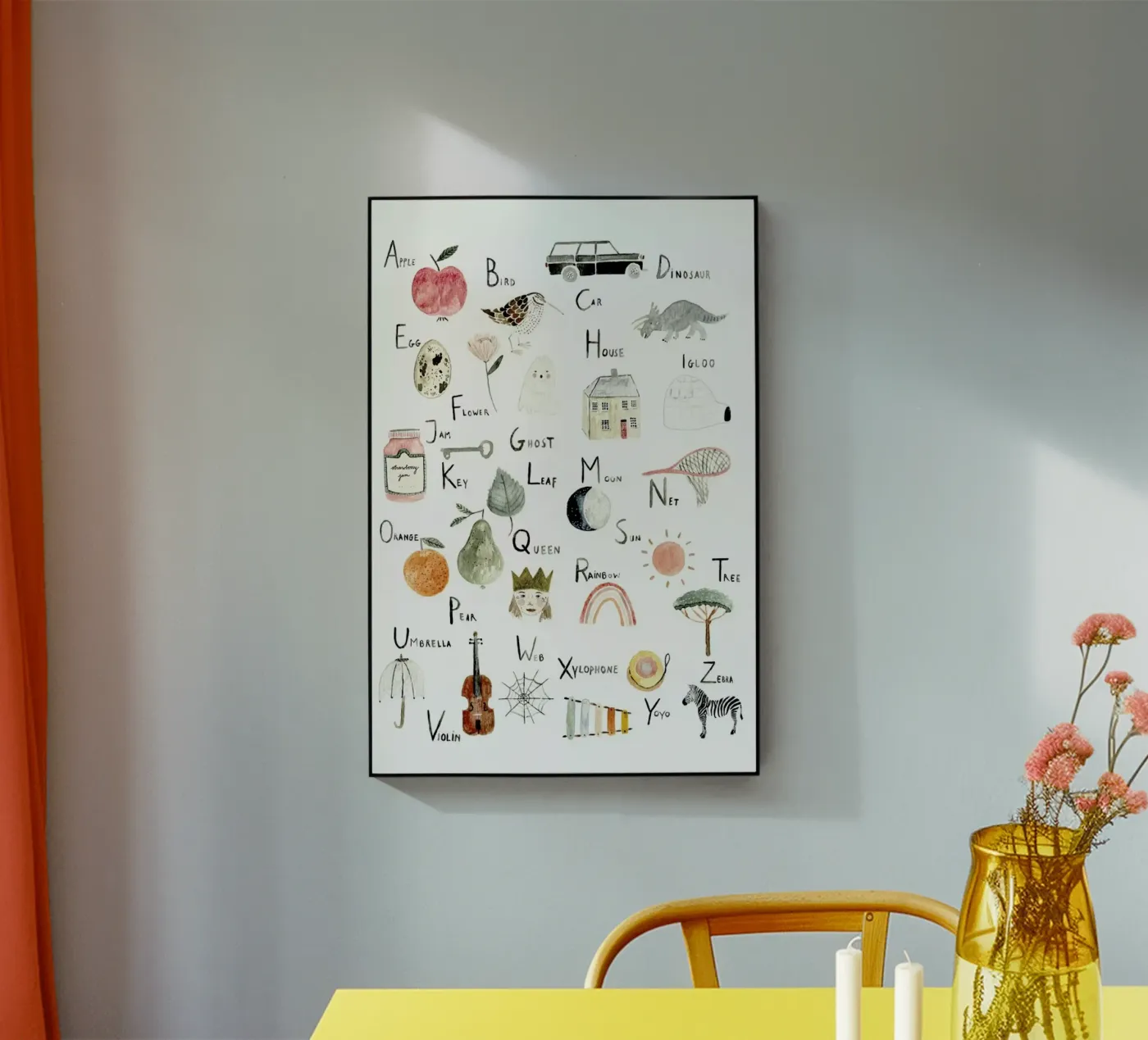 Abc acrylic glass by Isabelle Vandeplassche