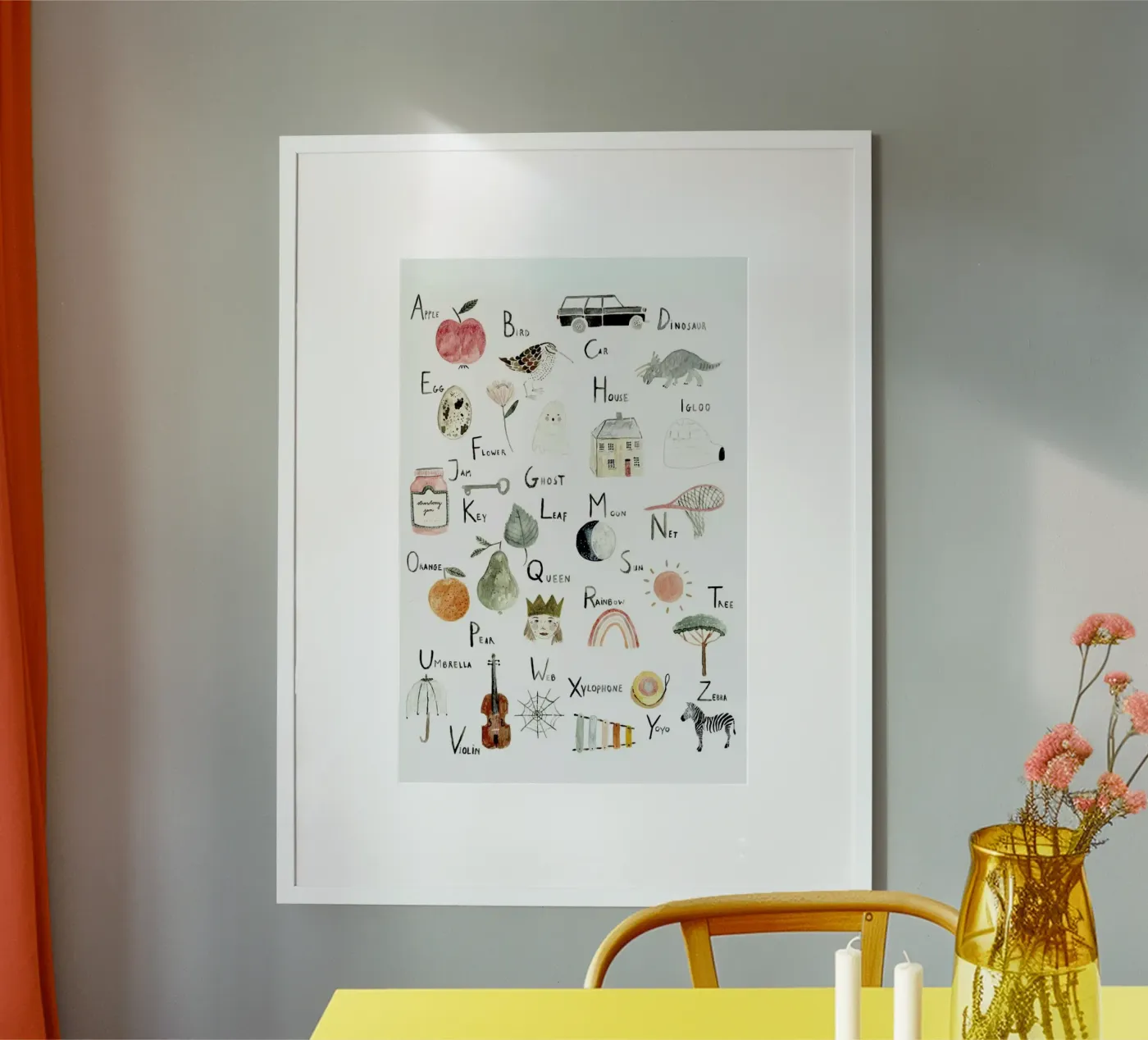 Abc poster by Isabelle Vandeplassche