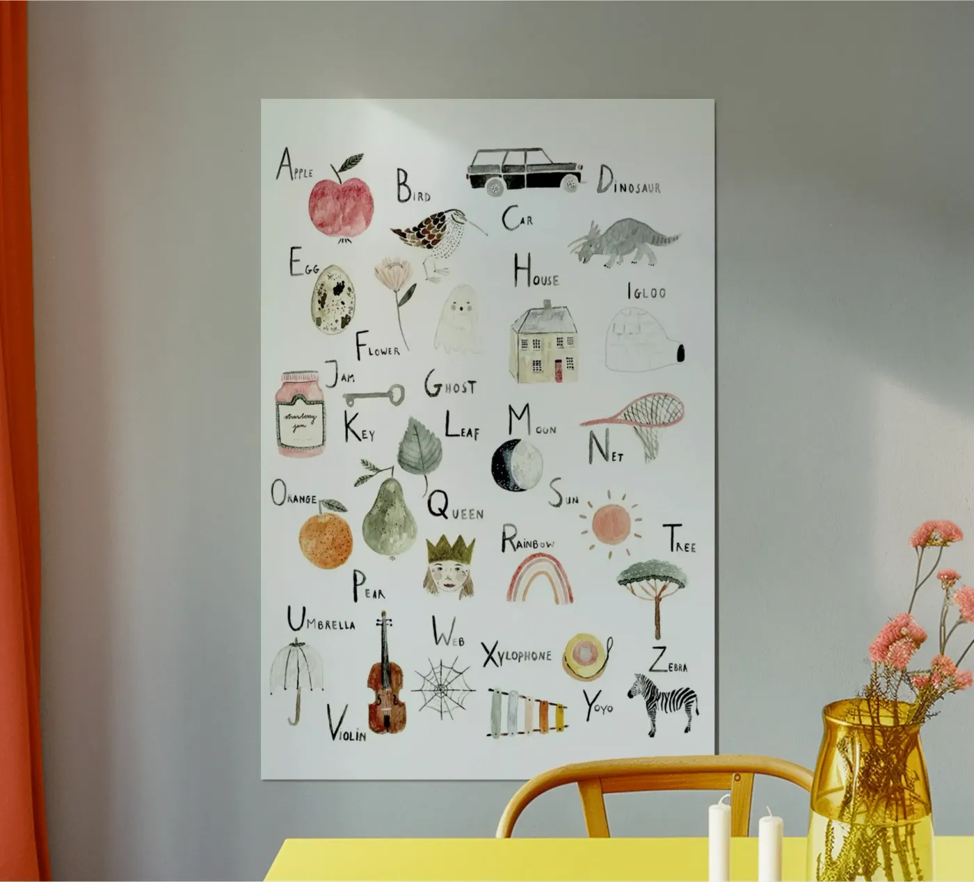 Abc poster by Isabelle Vandeplassche