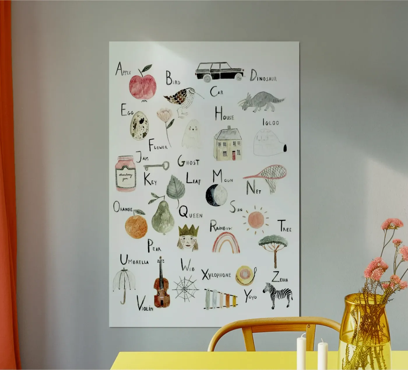 Abc Poster von Isabelle Vandeplassche