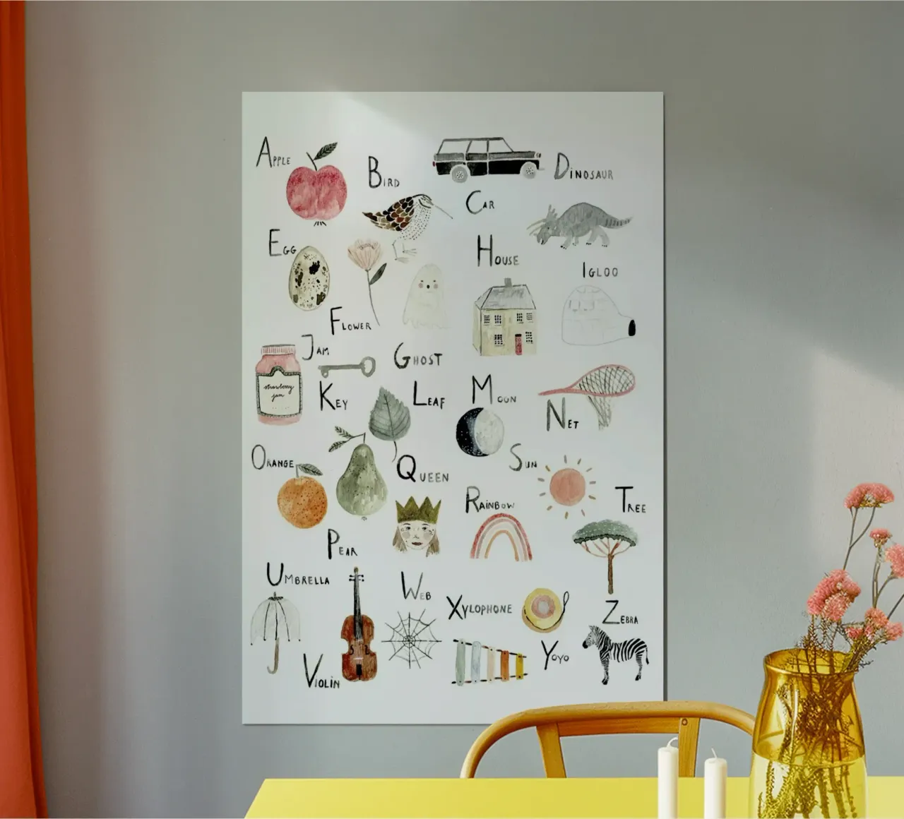 Abc poster by Isabelle Vandeplassche