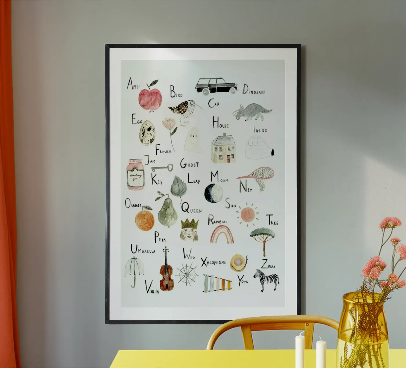 Abc poster by Isabelle Vandeplassche