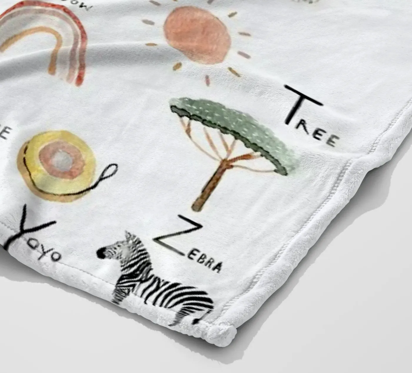 Abc Fleecedecke von Isabelle Vandeplassche