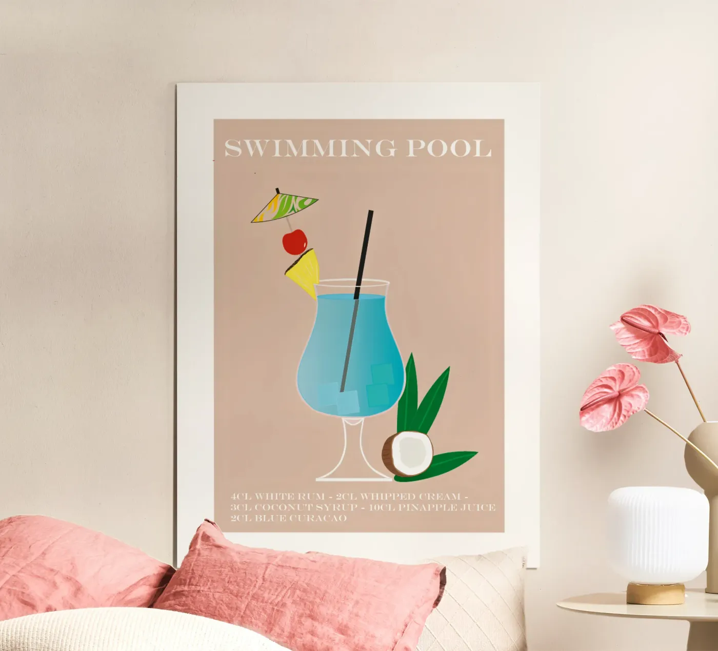 Swimming Pool poster by SunflowerDE