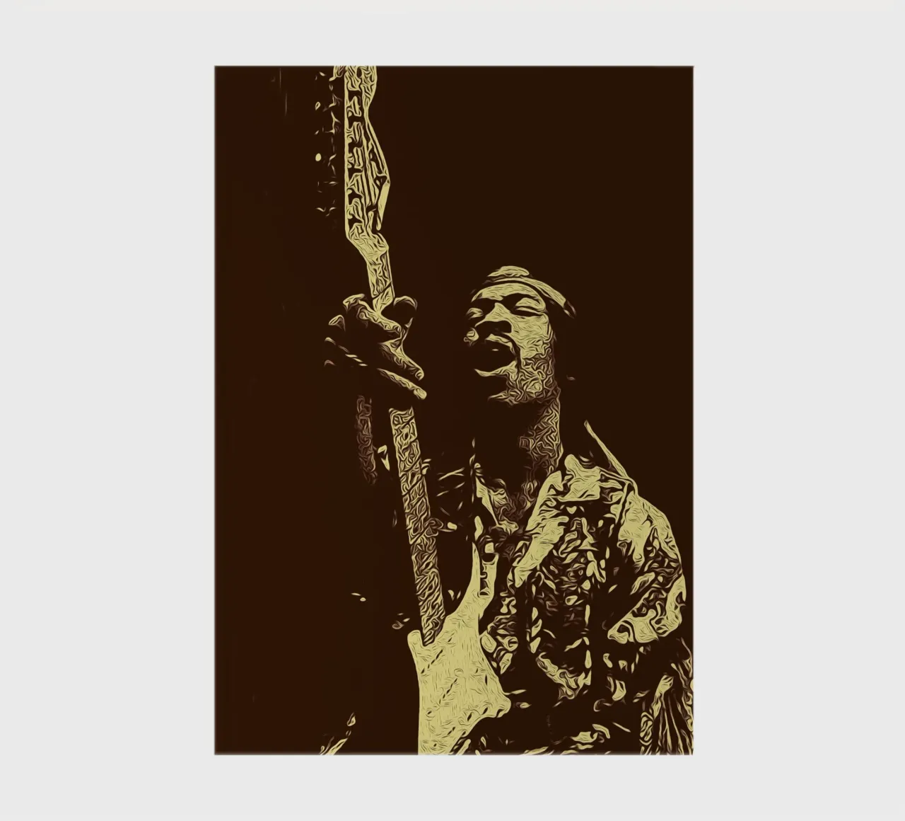 Guitarists of all time Jimi Hendrix notebook by singpentinksale